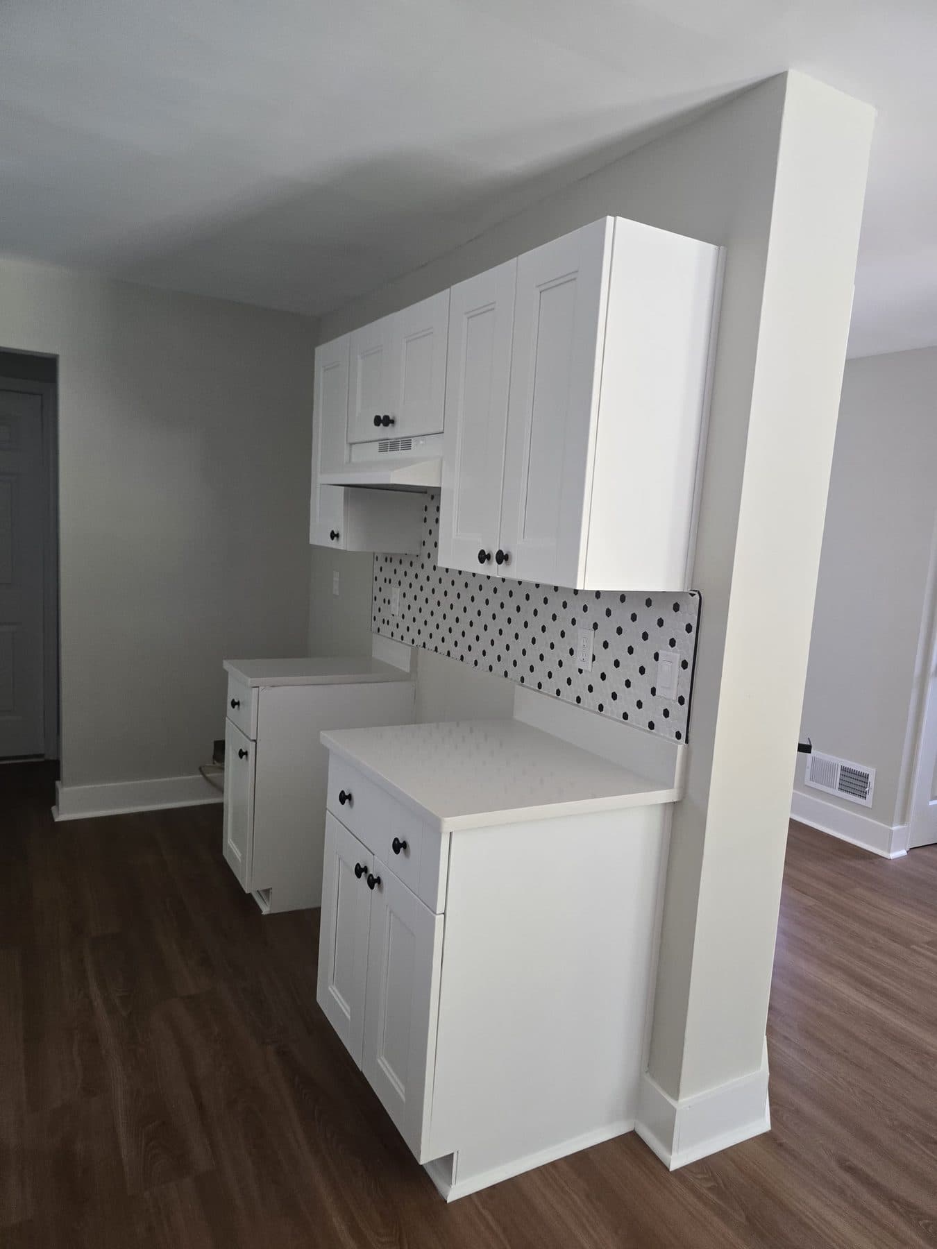 Finished open concept kitchen renovation